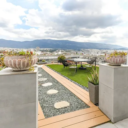 Apartmán Luxurious Penthouse With Jacuzzi Atény
